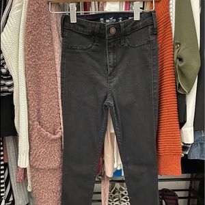 Hollister Jeans OOS black high rise